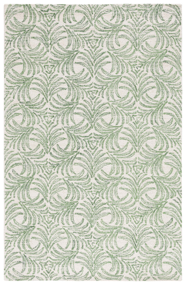 Safavieh Martha Stewart Msr3528Y Ivory/Green Rug.