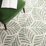 Safavieh Martha Stewart Msr3529Y Ivory/Green Rug.