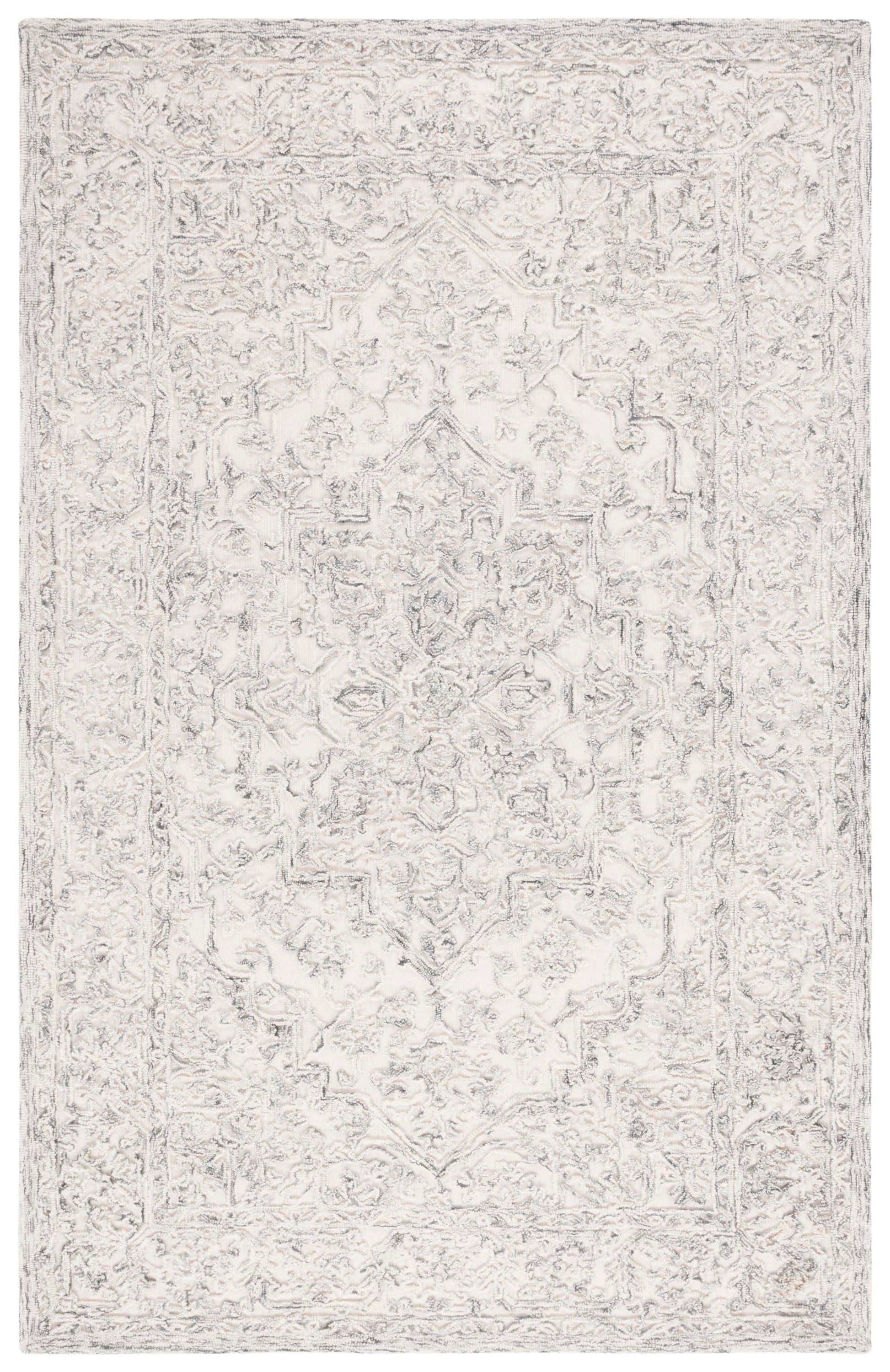 Safavieh Martha Stewart Msr3532H Ivory/Charcoal Area Rug