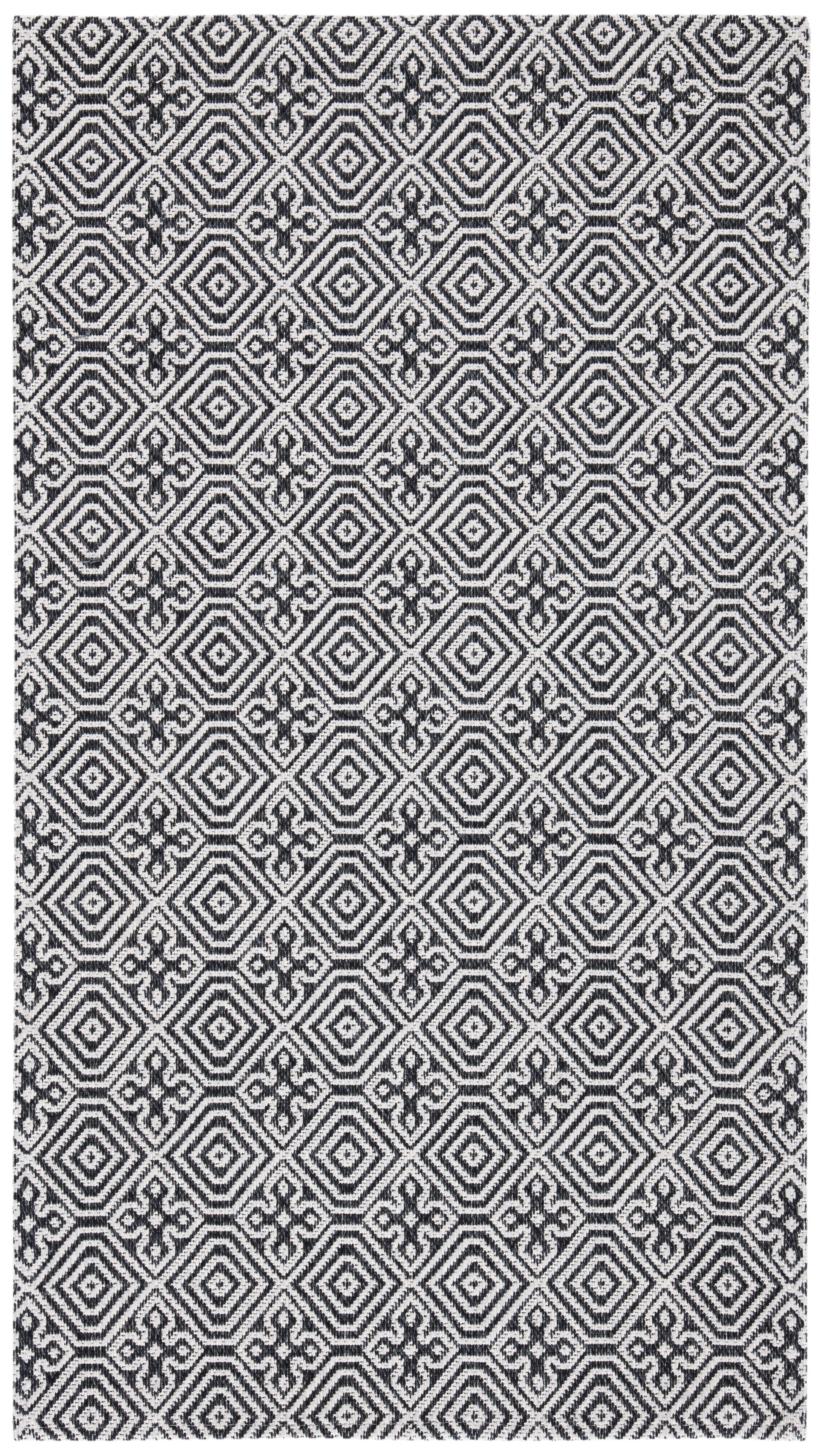 Safavieh Martha Stewart Msr402H Charcoal/Grey Area Rug