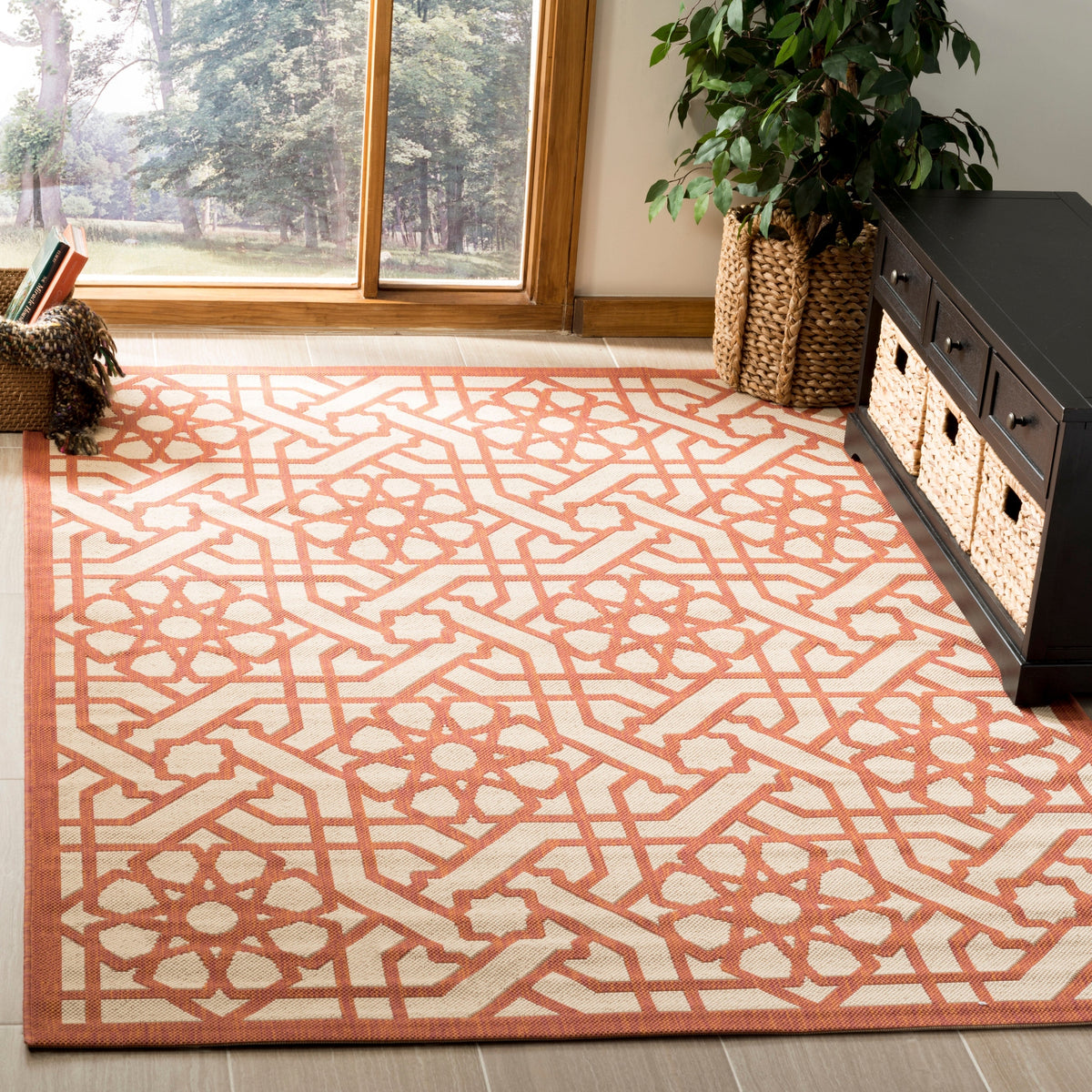 Safavieh Martha Stewart Msr4245 Cayenne Rugs.