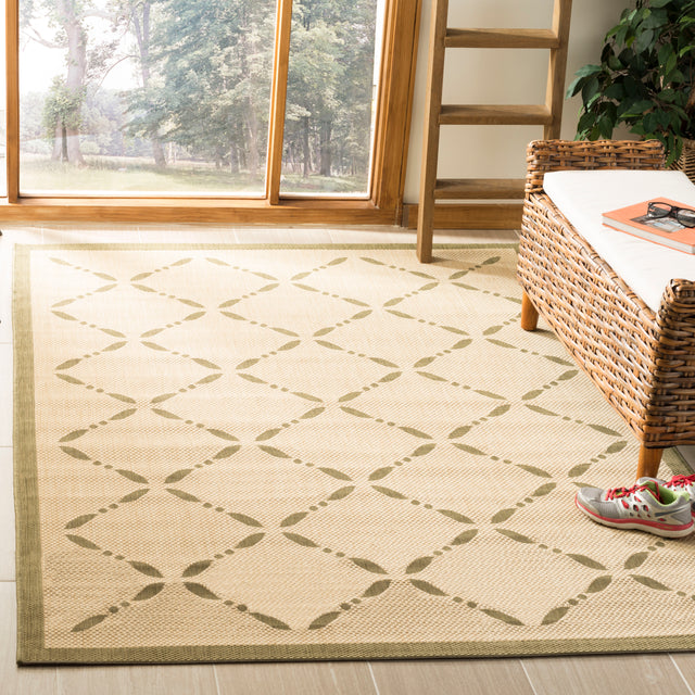 Safavieh Martha Stewart Msr4252 Cream/Green Area Rug