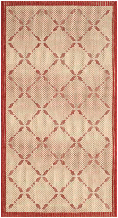 Safavieh Martha Stewart Msr4252 Creme/Red Area Rug