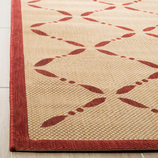 Safavieh Martha Stewart Msr4252 Creme/Red Area Rug