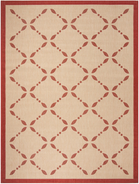 Safavieh Martha Stewart Msr4252 Creme/Red Area Rug