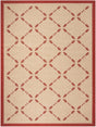 Safavieh Martha Stewart Msr4252 Creme/Red Area Rug