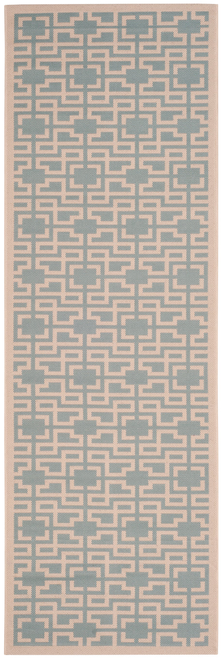 Safavieh Martha Stewart Msr4281 Beige/Aqua Area Rug