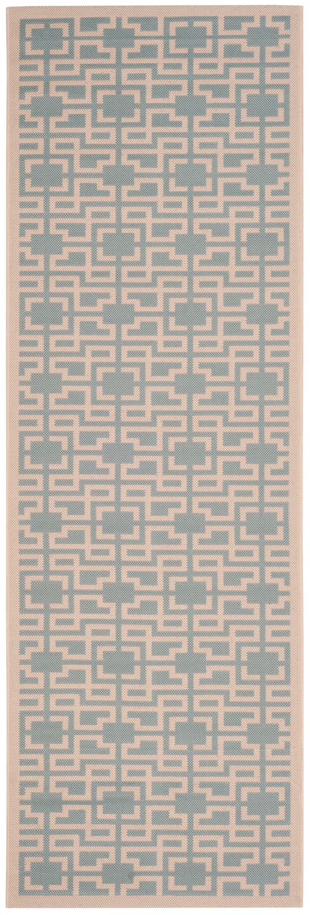 Safavieh Martha Stewart Msr4281 Beige/Aqua Area Rug