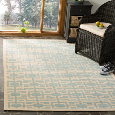 Safavieh Martha Stewart Msr4281 Beige/Aqua Area Rug