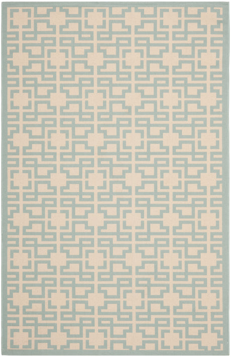 Safavieh Martha Stewart Msr4281 Beige/Aqua Area Rug