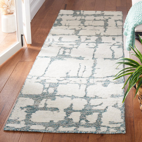 Safavieh Martha Stewart Msr4533J Teal/Ivory Rug.