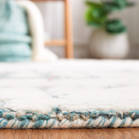 Safavieh Martha Stewart Msr4533J Teal/Ivory Rug.