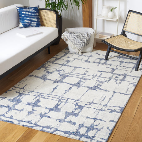 Safavieh Martha Stewart Msr4533M Blue/Ivory Rug.