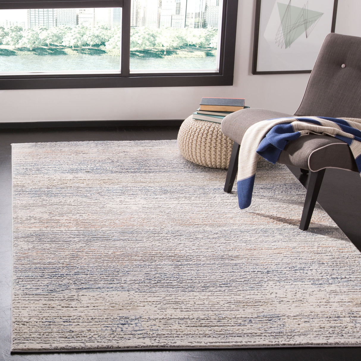 Safavieh Martha Stewart Msr682A Cream/Light Grey Rugs.