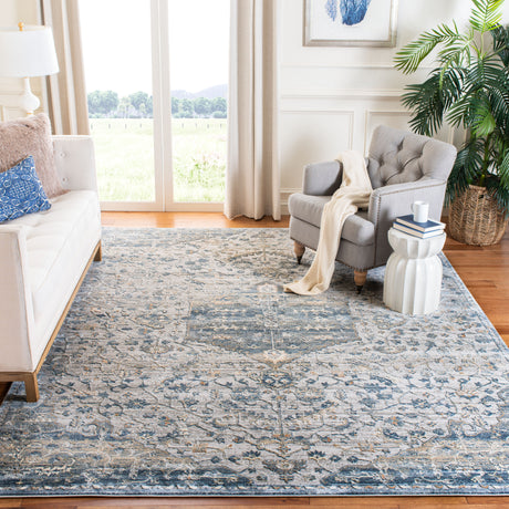 Safavieh Martha Stewart Msr683G Cream/Grey Area Rug