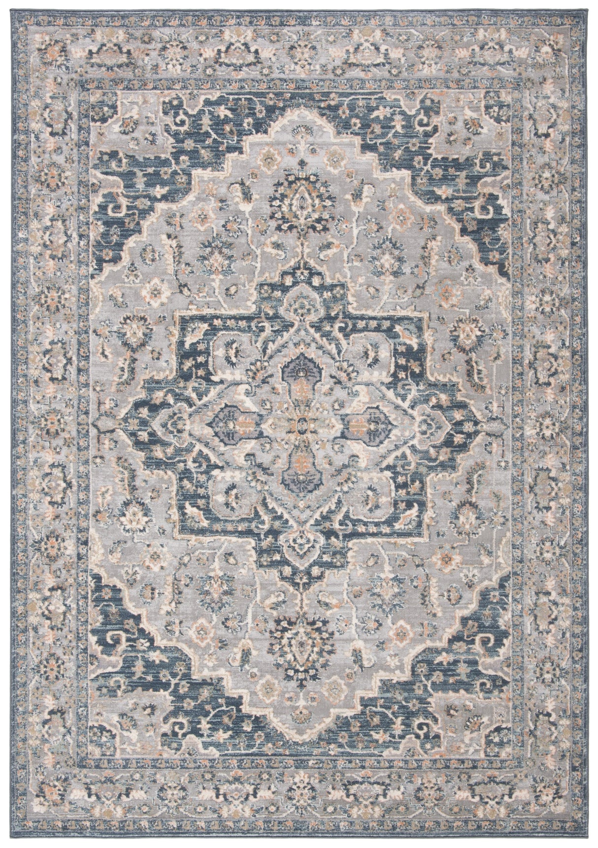 Safavieh Martha Stewart Msr684M Cream/Blue Rugs.