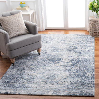 Safavieh Martha Stewart Msr692M Cream/Blue Area Rug