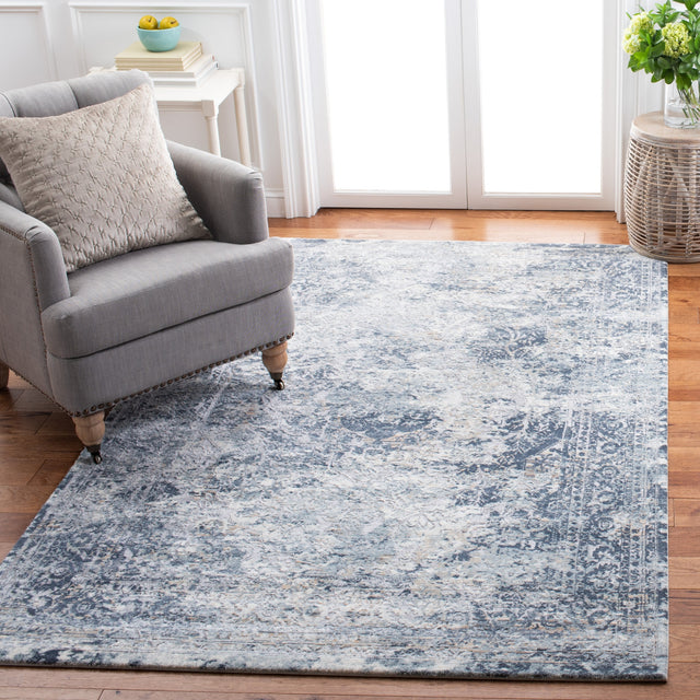 Safavieh Martha Stewart Msr692M Cream/Blue Rugs.