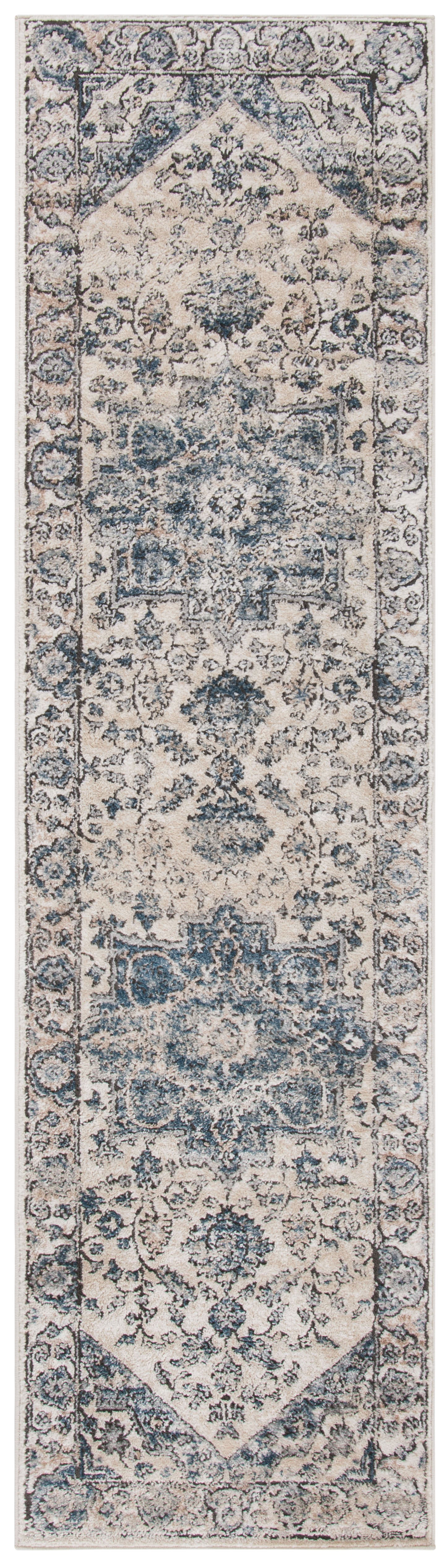 Safavieh Martha Stewart Msr868A Ivory/Blue Area Rug