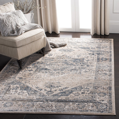 Safavieh Martha Stewart Msr868A Ivory/Blue Area Rug