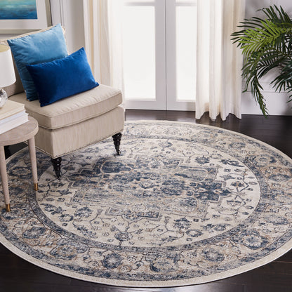 Safavieh Martha Stewart Msr868A Ivory/Blue Area Rug