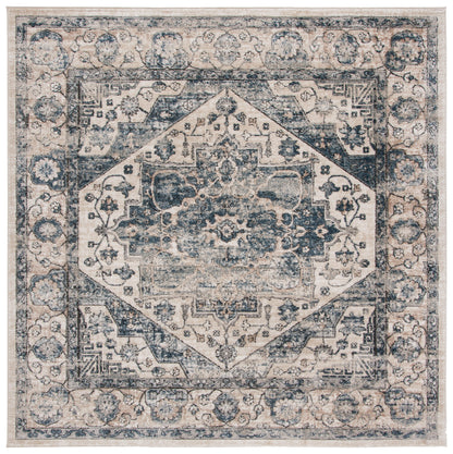 Safavieh Martha Stewart Msr868A Ivory/Blue Area Rug