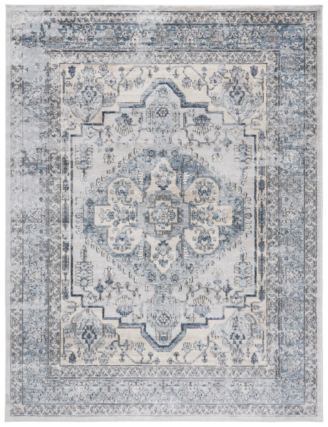 Safavieh Martha Stewart Msr877M Light Blue/Ivory Rug.