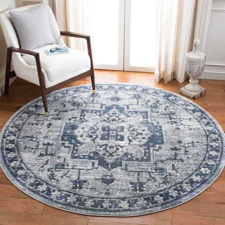 Safavieh Martha Stewart Msr883N Navy/Ivory Rugs.