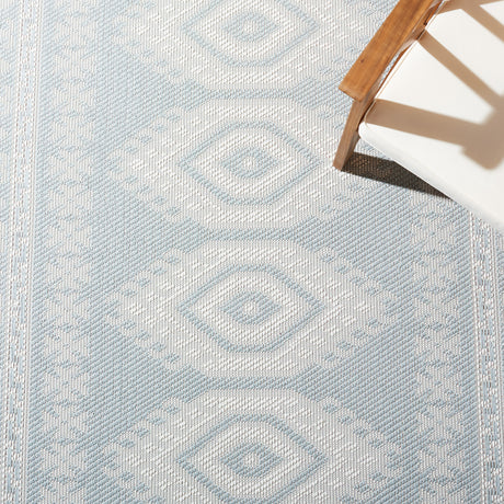 Safavieh Martha Stewart Msro327J Aqua/Blue Ivory Area Rug