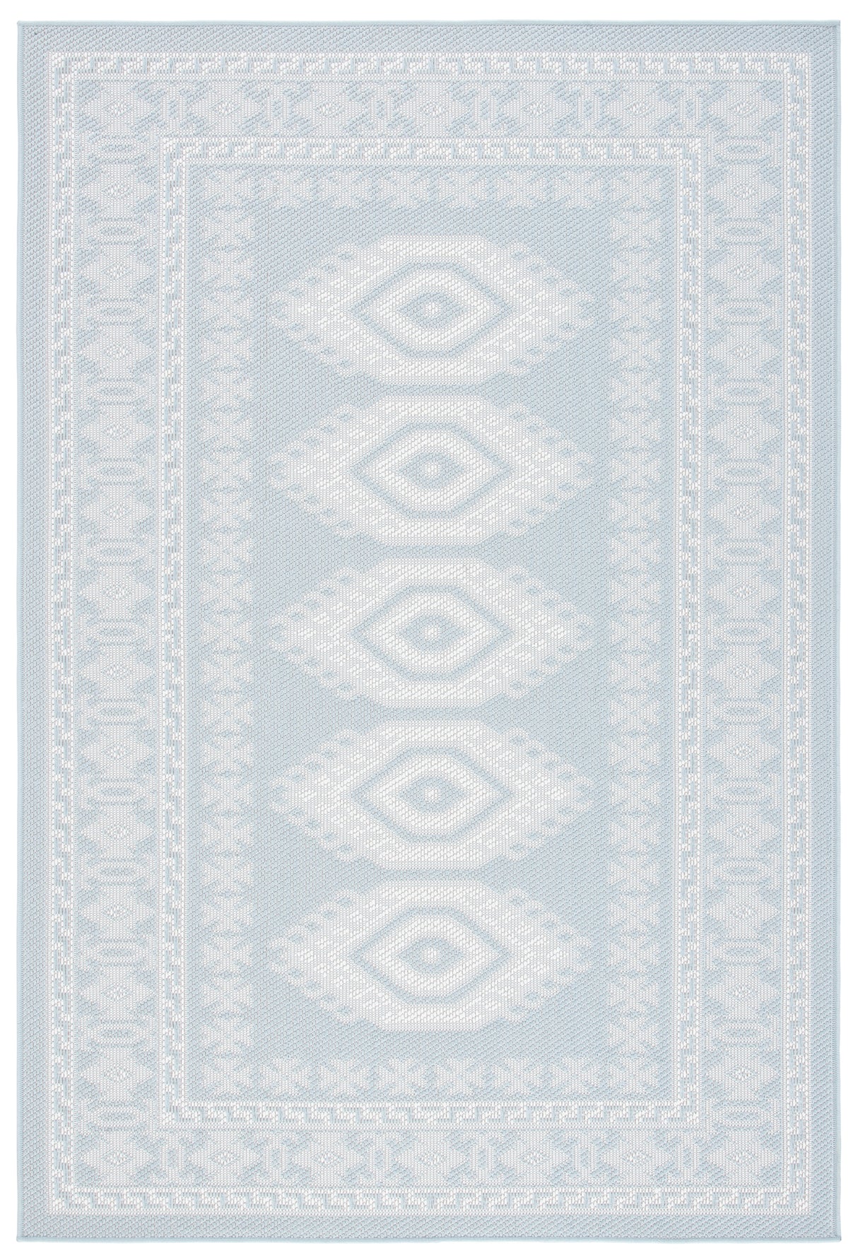 Safavieh Martha Stewart Msro327J Aqua/Blue Ivory Rugs.