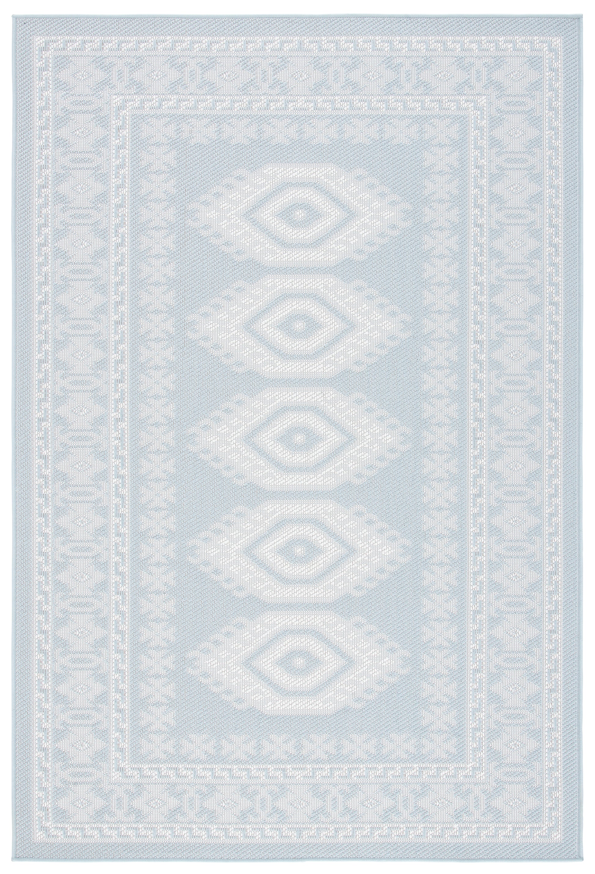 Safavieh Martha Stewart Msro327J Aqua/Blue Ivory Area Rug