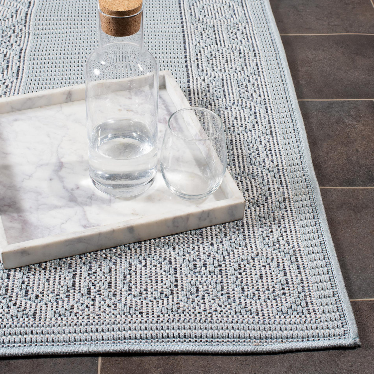Safavieh Martha Stewart Msro338J Aqua/Cream Rugs.