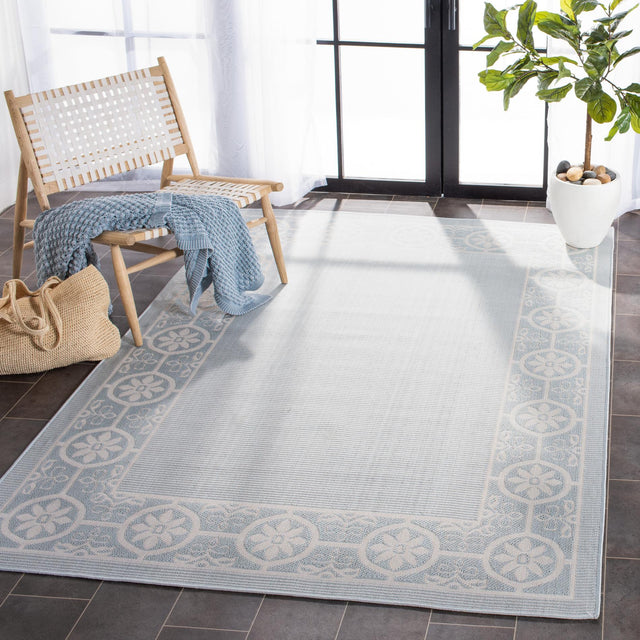 Safavieh Martha Stewart Msro338J Aqua/Cream Area Rug