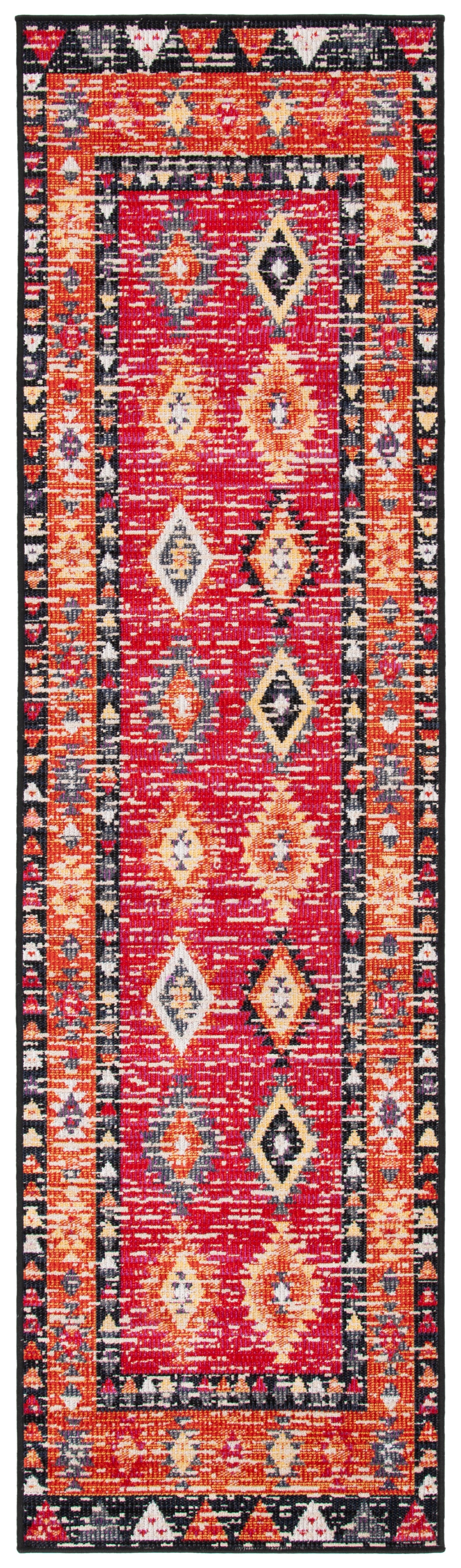 Safavieh Montage Mtg201Q Red/Black Rugs.