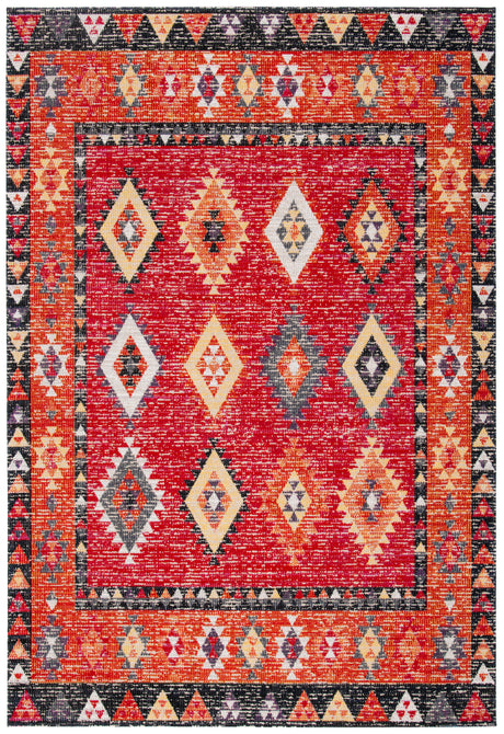 Safavieh Montage Mtg201Q Red/Black Area Rug