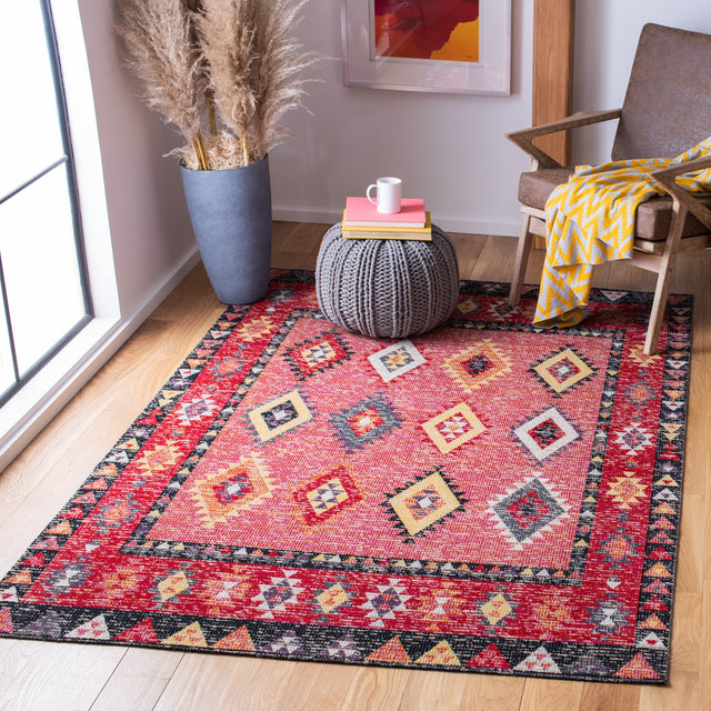 Safavieh Montage Mtg201U Pink/Black Rug.