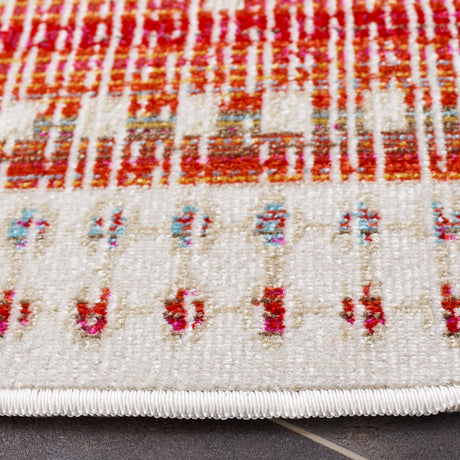 Safavieh Montage Mtg271Q Red/Fuchsia Rug.