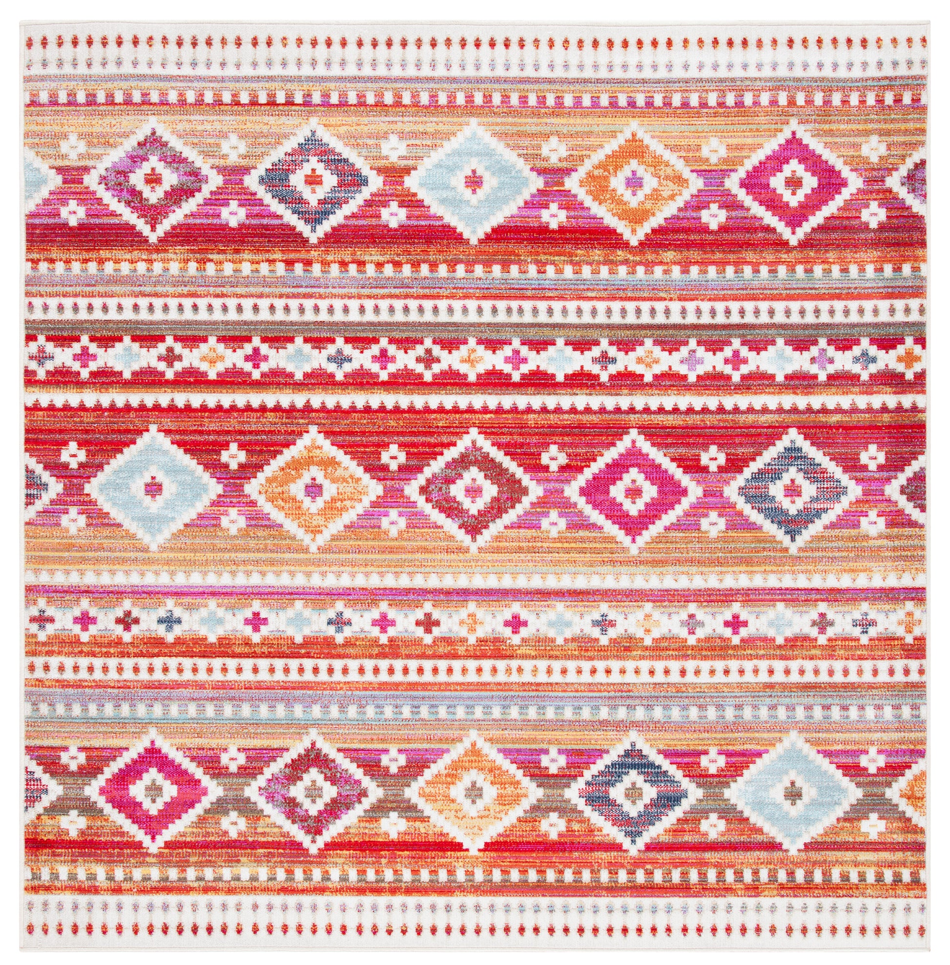 Safavieh Montage Mtg272Q Red/Fuchsia Area Rug