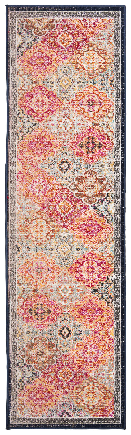 Safavieh Montage Mtg281Q Red/Aqua Area Rug