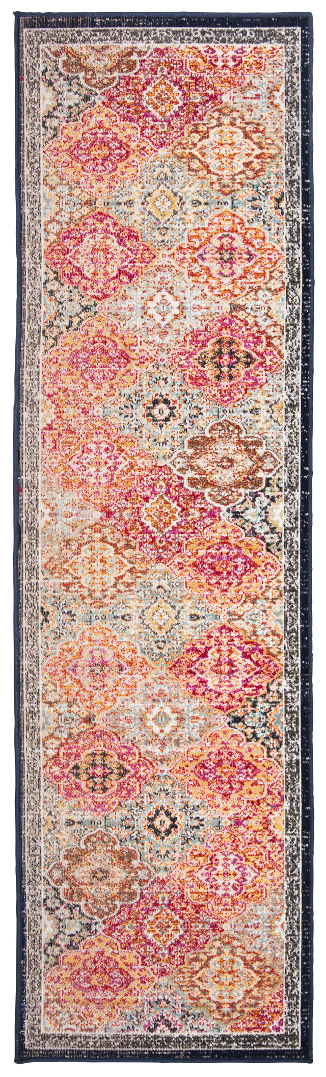 Safavieh Montage Mtg281Q Red/Aqua Area Rug