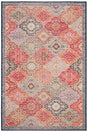 Safavieh Montage Mtg281Q Red/Aqua Area Rug