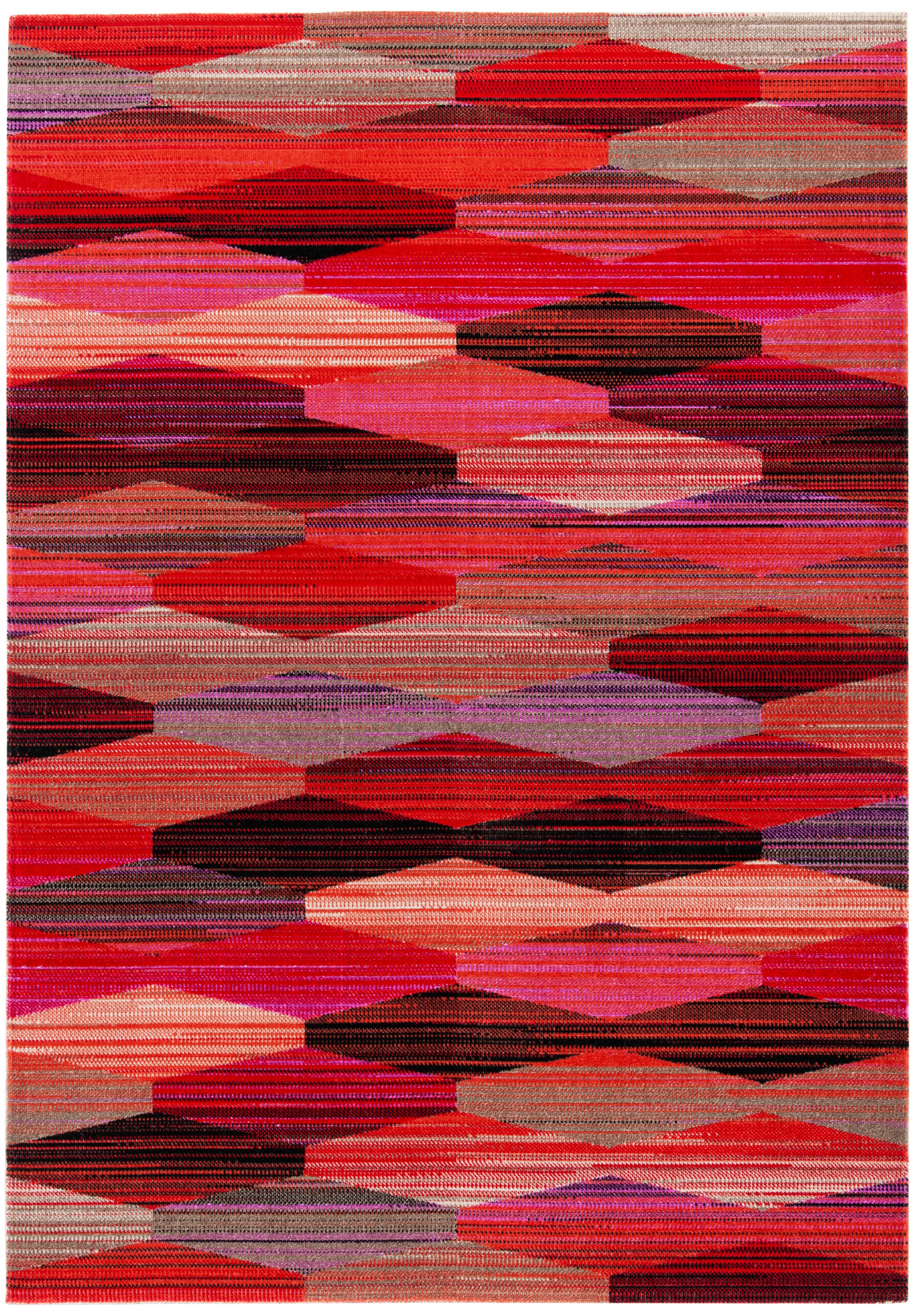 Safavieh Montage Mtg301Q Red/Fuchsia Area Rug