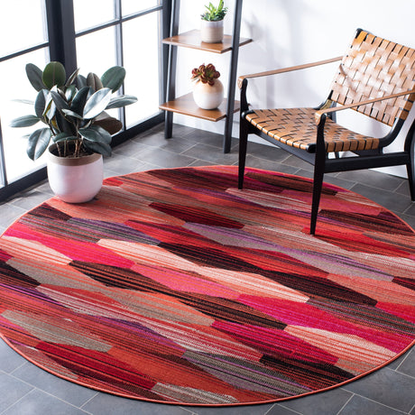 Safavieh Montage Mtg301Q Red/Fuchsia Rug.
