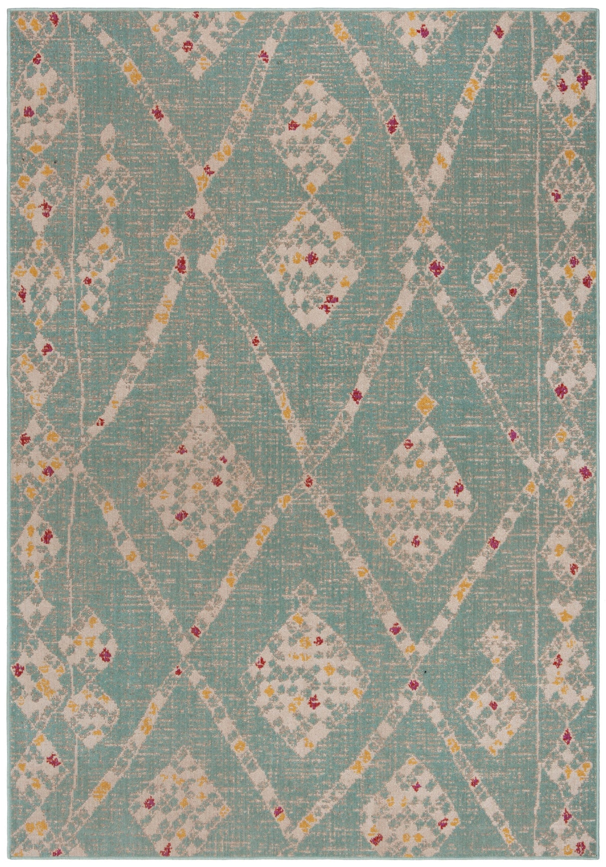 Safavieh Montage Mtg381J Aqua/Beige Rug.