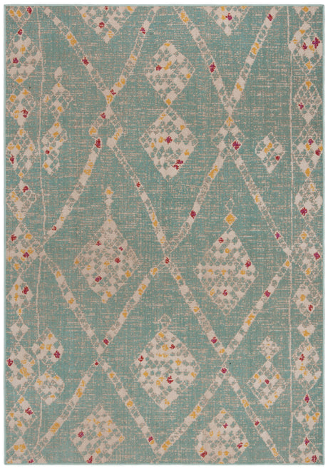 Safavieh Montage Mtg381J Aqua/Beige Rug.