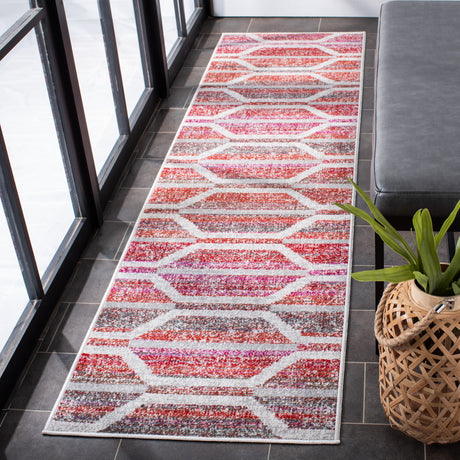 Safavieh Montage Mtg481Q Red/Ivory Area Rug