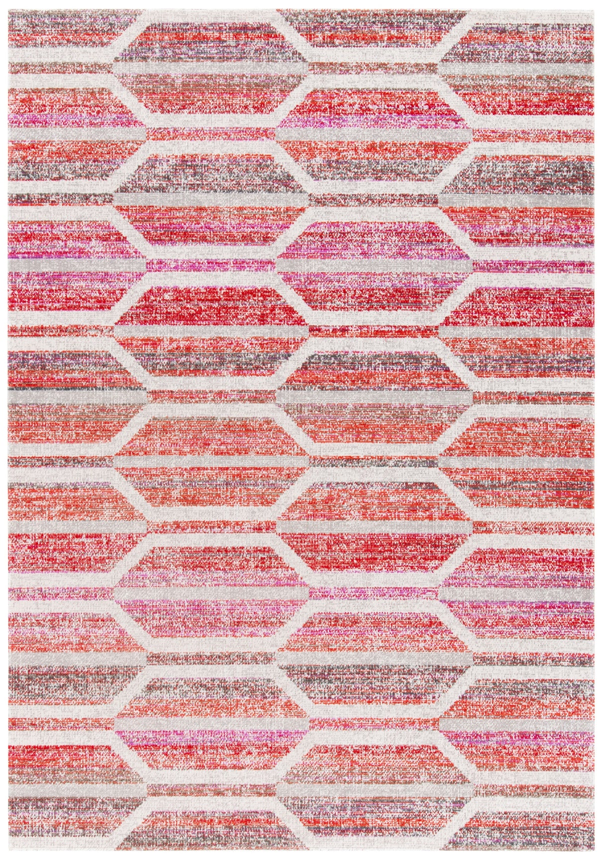 Safavieh Montage Mtg481Q Red/Ivory Rugs.