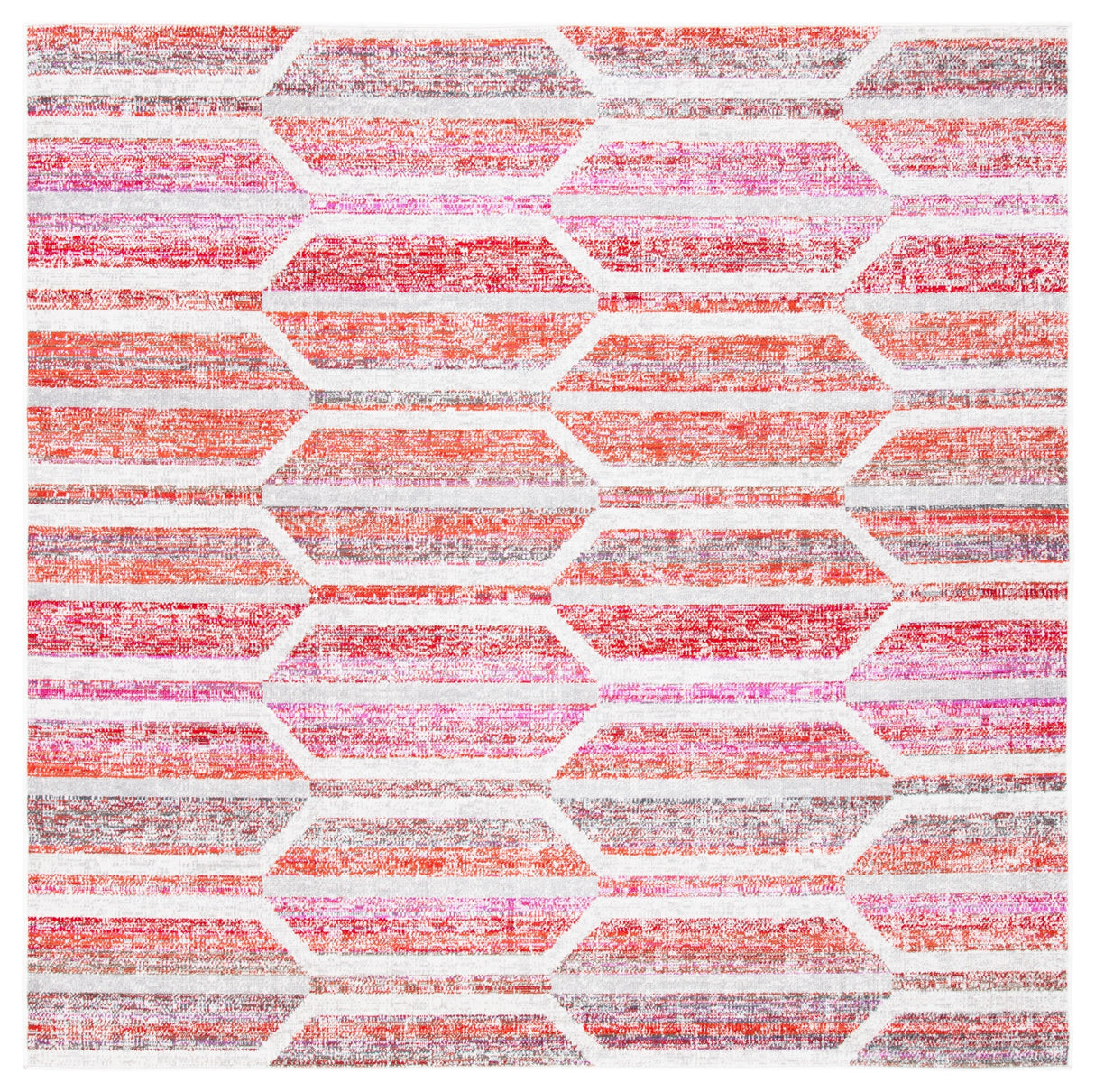 Safavieh Montage Mtg481Q Red/Ivory Rugs.