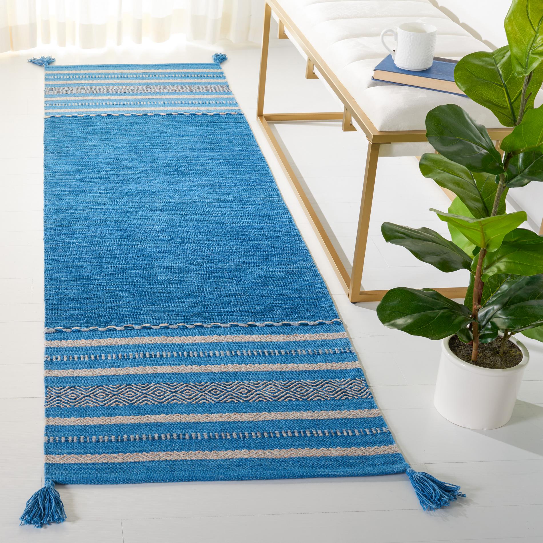 Safavieh Montauk Mtk215M Blue/Grey Area Rug