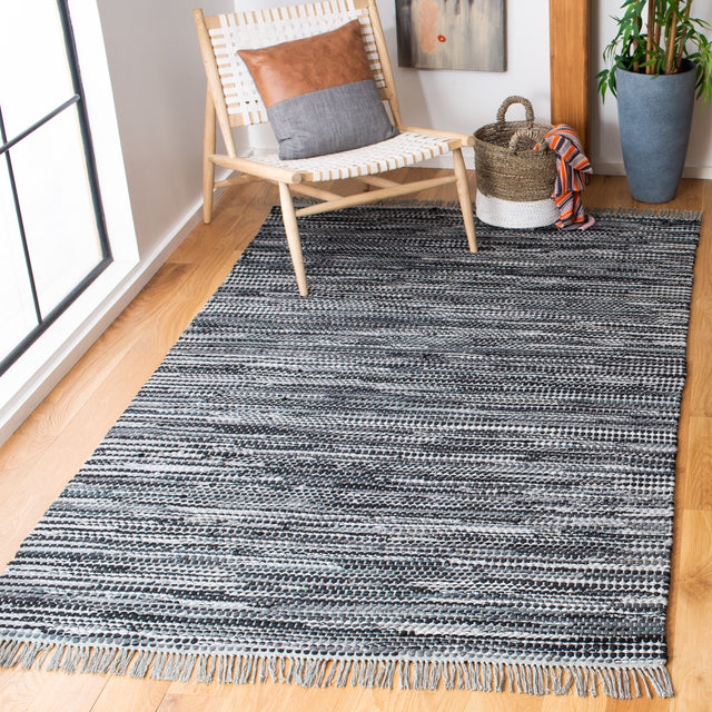 Safavieh Montauk Mtk251F Grey/Black Area Rug